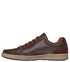 Pantofi sport, barbati, SKECHERS CAVELL-SPARKMAN 210944-CHOC maro, piele ecologica
